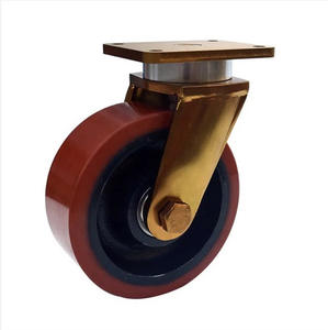 Roda Giratória de Nylon Resistente à Corrosão de 1000kg com Freio e Rolamento de Esfera Acabamento Galvanizado Resistente ao Desgaste - Product Image 4