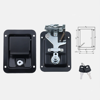 Poignée de verrouillage pour boîte à outils de camion, poignée en T, loquet de compression pour panneau, verrou de capot GLA