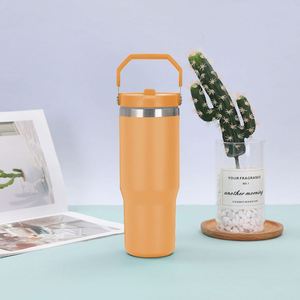 Vaso Térmico de Viaje para Auto con Asa, 30oz, Acero Inoxidable de Doble Pared, para Oficina y Aire Libre - Product Image 1