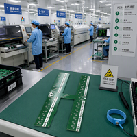 Services de fabrication de prototypes de circuits imprimés (PCB) et de cartes électroniques assemblées (PCBA) sur mesure, fabricant chinois, matériaux Rogers, finition de surface ENIG