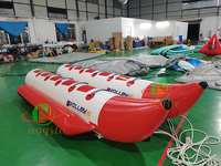 Bateau gonflable gonflable de banane d'équipement remorquable de sports nautiques de tube de bateau de jeu de poisson volant