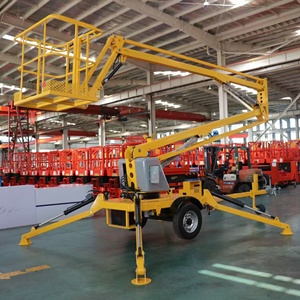 <span class=keywords><strong>Plataforma</strong></span> Elevadora Hidráulica Diésel Remolcable de 16 m Montada en <span class=keywords><strong>Remolque</strong></span> con <span class=keywords><strong>Plataforma</strong></span> de Transporte - Product Image 4