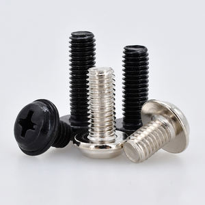 Tornillos Métricos ISO de Acero Inoxidable 201 304 316, Tornillos de Cabeza Plana con Arandela, Tornillos Electrónicos Pequeños con Rosca de Dientes Finos - Product Image 4