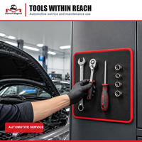 Tapis magnétique flexible pour outils, idéal pour garages et ateliers, de la part de Dowell, fournisseur certifié SGS depuis 2012