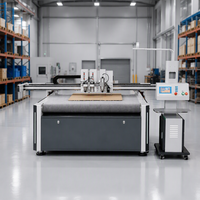 Machine de découpe numérique automatique CNC à plat pour carton, vinyle, autocollants de voiture, et traceur de découpe de carton