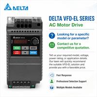 Variateur de fréquence Delta VFD-EL Series VFD 0,2-3,7 kW 100-480 V CA pour moteur, monophasé ou triphasé, pour automatisation industrielle