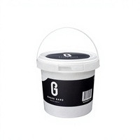 Gobelets en plastique avec couvercles pour desserts glacés, qualité commerciale, OEM ODM, logo personnalisé, 1L 1000ml, emballage à emporter