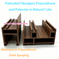 Proveedor de Ventanas de PU, Perfiles Extruidos Personalizados de GFRPU, Directo de Fábrica para Marcos de Ventanas y Puertas Diseñados por el Cliente, Material en Bruto