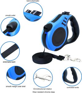 Multifunctional Luxury Solid Nylon Retractable Pet Belt with <b>LED</b> Light Poo Bag Dispenser & Food Storage - Product Image 4