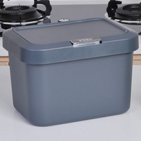 Nouveaux arrivages Poubelle à compost de cuisine 5L avec logo personnalisé Poubelle de salle de bain de 1.32 gallons pour la maison et le bureau