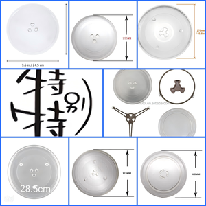 Plato Giratorio de Vidrio para <span class=keywords><strong>Microondas</strong></span> de Todos los Tamaños, Bandeja de Repuesto de Vidrio de Borosilicato de Alta Calidad, Piezas de Repuesto para <span class=keywords><strong>Microondas</strong></span> de Fábrica OEM para el Hogar - Product Image 2