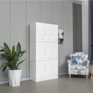 <span class=keywords><strong>Casier</strong></span> en acier laminé à froid de petite taille, 9 portes, structure KD, revêtement en poudre, montage mural, couleur RAL personnalisée, fabriqué par l'usine HUAWEI Luoyang - Product Image 6