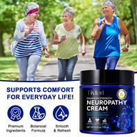 Crème pour neuropathie naturelle Tivlon Private Label 120g, extra forte pour les pieds, les jambes, les articulations, soulagement de la douleur, crème pour les nerfs, force maximale