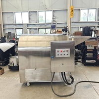 Machine à rôtir les graines de soja, de tournesol et les cacahuètes, prix bas, 100 kg, 150 kg, 200 kg, acier inoxydable 304, usine DONGYI
