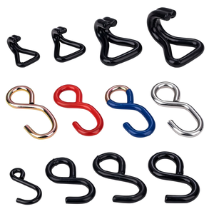 Tendeur de sangle de chargement en acier allié galvanisé sur mesure 38 mm (1/2 pouce) avec crochets <span class=keywords><strong>double</strong></span> rangée, crochets en S, crochets en J, pivotants à angle droit et à broche unique - Product Image 3