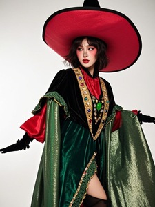 ชุดแม่มดสีดำสำหรับผู้หญิงแนวฮาโลวีนชุดการแสดงบทบาทของผู้หญิงชุดเต้นรำชุดฮาโลวีนเทรนด์ใหม่ - Product Image 5