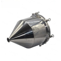 Trémie conique à pression en acier inoxydable 304 de grand diamètre pour sauce piquante, remplissage à pression, petite taille