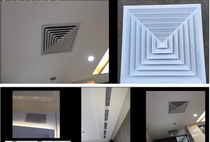 Hvac Systeem Airco Grille Diffuser, Luchtlamellen Plafond Diffuser - Product Image 5