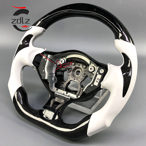 <span class=keywords><strong>พวงมาลัย</strong></span>คาร์บอนไฟเบอร์หุ้มหนังกลับสีขาวแบบกำหนดเองสำหรับรถยนต์นิสสัน 370Z 370 Z ปี 2012 2013 2014 2015 <span class=keywords><strong>พวงมาลัย</strong></span>แบบมีไฟ LED - Product Image 3