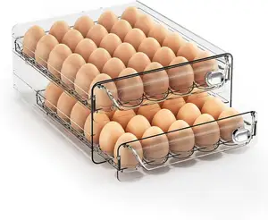 Household Refrigerator Transparent Food Grade Thickened Egg Storage Box