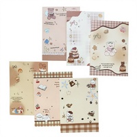 Bloc de Notas A7, Gran Colección, Estilo Instagram de Alta Calidad, Bonito y Moderno, Libreta de Bolsillo, Autoadhesiva, con Dibujos Animados, Material para Diario Femenino