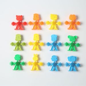Ineinandergreifende Plastik-Bausteine STEM Lernspielzeug Verbindungsblöcke für Kinder Vorschuljungen Mädchen ab <span class=keywords><strong>3</strong></span> Jahren Offenes Set - Product Image 3