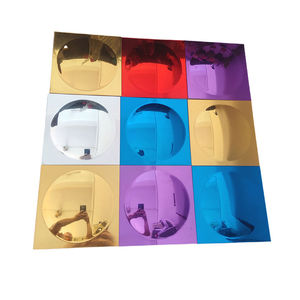 33x33cm Colorful CE Tested Acrylic Sensory Bubble <b>Mirror</b> <b>Panel</b> Cutting/Moulding Service 1.35mm Thick Classroom Hotel Decoration - Product Image 3