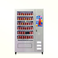 Distributeur automatique de snacks et de boissons pour service de vente au détail toute la journée, distributeur automatique intelligent à commande tactile pour personnalisation de marque