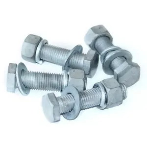 Verzinkte Sechs kant schraube DIN Sechs kant schraube für Stahl konstruktion schrauben - Product Image 1