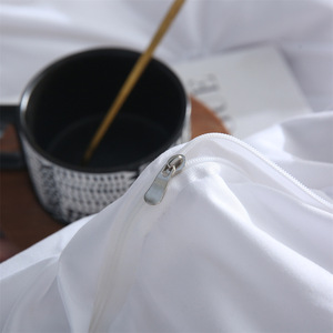 Ensemble <span class=keywords><strong>de</strong></span> housse <span class=keywords><strong>de</strong></span> couette à fleurs pincées en gros Ensemble <span class=keywords><strong>de</strong></span> literie 3 pièces en coton lavé COUVERTUR <span class=keywords><strong>DE</strong></span> LIT OEKO-TEX - Product Image 4
