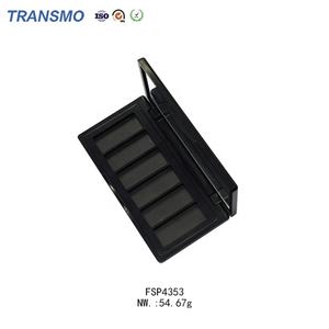 Emballage de fards à paupières cosmétiques PCR de qualité, étiquette privée, 6 couleurs, palette de fards à paupières PCR vide avec miroir - Product Image 3