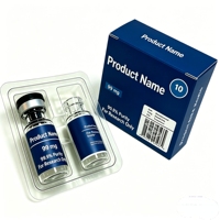 Caja de Almacenamiento para Viales de Péptidos Personalizada, con Forro Interior de Terciopelo, para Viales de Vidrio de 3ml, 5ml y 10ml
