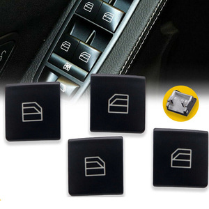 เมอร์เซเดส-เบนซ์ ซี อี คลาส W204 W212 ฝาครอบปุ่มสวิตช์หน้าต่าง 4 ชิ้นพลาสติกดีไซน์เรียบง่าย - Product Image 1