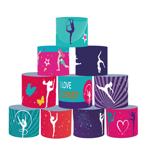 Bracelets claquant promotionnels en PVC écologique, imprimés numériquement, élastiques, thème gymnastique, cadeaux de fête, anniversaire d'enfants - Product Image 2