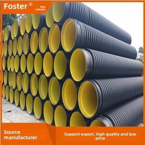 Tuyau Dwc en polyéthylène haute densité (HDPE) Structure tissée Tuyau de type B Tuyau de drainage en plastique de grand diamètre Tuyau d'égout d'eau - Product Image 5