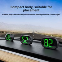 Ordinateur de bord embarqué pour voiture avec affichage LED, GPS Beidou, compteur de vitesse multifonctionnel, tableau de bord portable X2