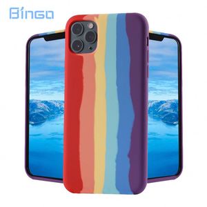 HEYBINGO Accessori per Cellulari, Custodie in Silicone <span class=keywords><strong>Arcobaleno</strong></span> per <span class=keywords><strong>iPhone</strong></span> 13 14 15 Pro Max, Pellicole Protettive in Vetro per Telefoni - Product Image 2