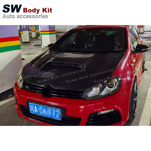 Capot de voiture en Fiber de carbone pour Volkswagen <span class=keywords><strong>Golf</strong></span> <span class=keywords><strong>6</strong></span> MK6 <span class=keywords><strong>GTI</strong></span> R20, mise à niveau, Modification, aérodynamique, couvercle de soupape de moteur, Kit de pièces automobiles - Product Image 2