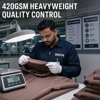 Ensemble sweat à capuche et jogging pour homme, 420 GSM, 100% Coton, Coupe Oversize, Grammage Lourd, Hiver, Couleur Unie, OEM Personnalisé, Streetwear Luxe Discret, MOQ50, Vente en Gros