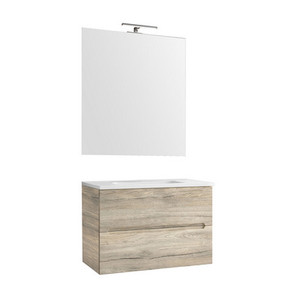 Mueble de Baño Suspendido en Pared Talia de 70cm en Roble Nudoso, Elegantes Muebles de Baño - Product Image 1