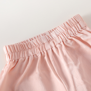 Modello di design all'ingrosso nuovo stile cinese <span class=keywords><strong>per</strong></span> bambini ragazze estate due pezzi modello floreale senza maniche <span class=keywords><strong>Top</strong></span> e pantaloncini Set - Product Image 3