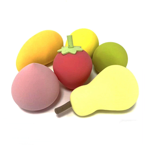 Éponge de maquillage en forme de fruit, 100 % biodégradable, sans latex, douce, de qualité professionnelle, personnalisable avec logo, vente en gros - Product Image 6