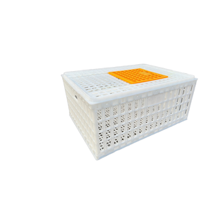 Cage de transport empilable en plastique maillé de type H pour volailles vivantes, panier à poulets et canards réutilisable, caisse de ferme portable pour volailles - Product Image 4