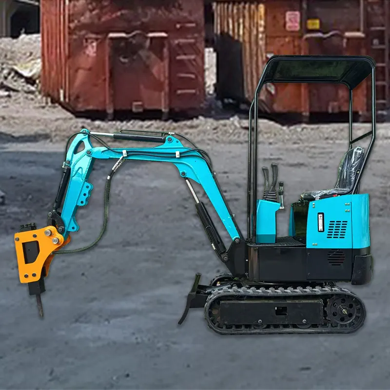 1.2 ton mini excavator high quality small hydraulic excavator crawler excavator 1 ton 2 ton for sale
