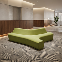 Ensemble de canapés modulaires inclinables pour espaces publics, hôtels, bureaux, bibliothèques, écoles, musées, halls d'attente