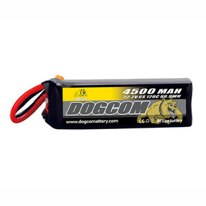 DOGCOM 리튬 팩 리포 배터리 <span class=keywords><strong>4500mAh</strong></span> 120C 6S 22.2V XT90 씨네리프터 드론 - Product Image 1