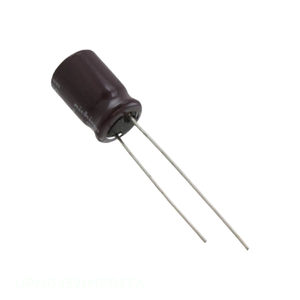 ตัวเก็บประจุแบบ Through Hole CAP ALUM 390UF 20% 6.3V RADIAL UPM0J391MPD1TA 390 uF จากผู้ผลิต - Product Image 1
