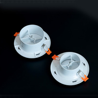 Diffuseur de plafond rond en plastique ABS de haute qualité, réglable, pour système de ventilation moderne de cuisine domestique