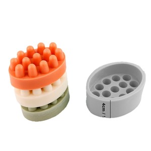 Oval Brush Shaped <b>Soap</b> <b>Mold</b> Silicone DIY Craft <b>Mold</b> For Home Use Massage <b>Soap</b> Making Tool - Product Image 5
