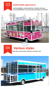 High Quality Heavy Duty Mobile Food Truck Fashion Fast Food Kiosk Stand For Outdoor Coffee And Snack Business - Product Image 3